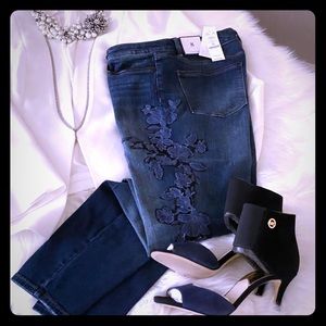Brand New Navy and Black 2 part Bootie